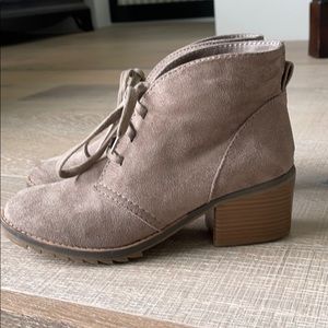 Suede Heeled Booties